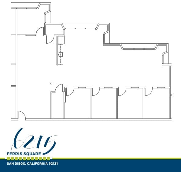 6215 Ferris Sq, San Diego, CA for lease Floor Plan- Image 1 of 2