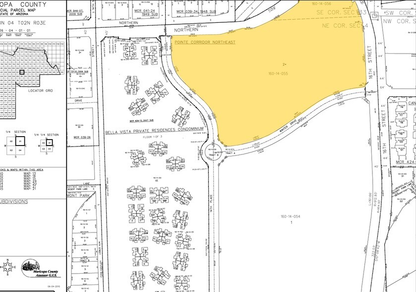 7878 N 16th St, Phoenix, AZ for lease - Plat Map - Image 2 of 25