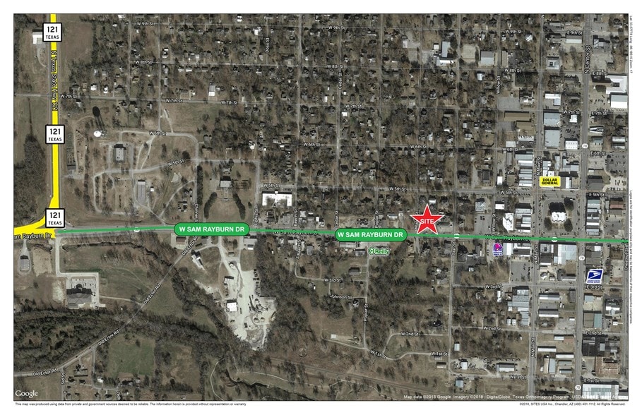 308 W Sam Rayburn Dr, Bonham, TX for sale - Aerial - Image 1 of 1