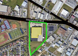 3734 International Blvd, Brownsville, TX - Aerial  map view