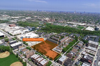 3229-3243 N California Ave, Chicago, IL - AERIAL  map view - Image1