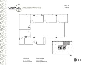 9450 W Bryn Mawr Ave, Rosemont, IL for lease Floor Plan- Image 1 of 2
