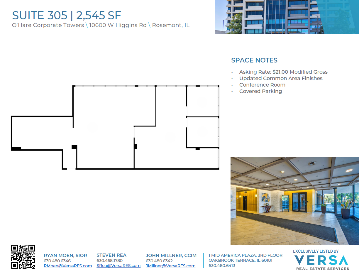 10600 W Higgins Rd, Rosemont, IL for lease Floor Plan- Image 1 of 1