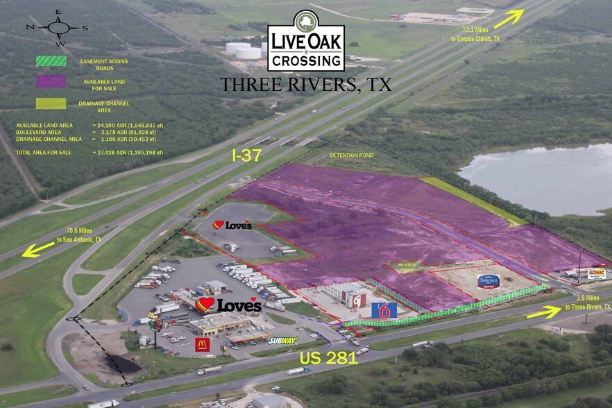 Swq I37 US 281, Three Rivers, TX 78071