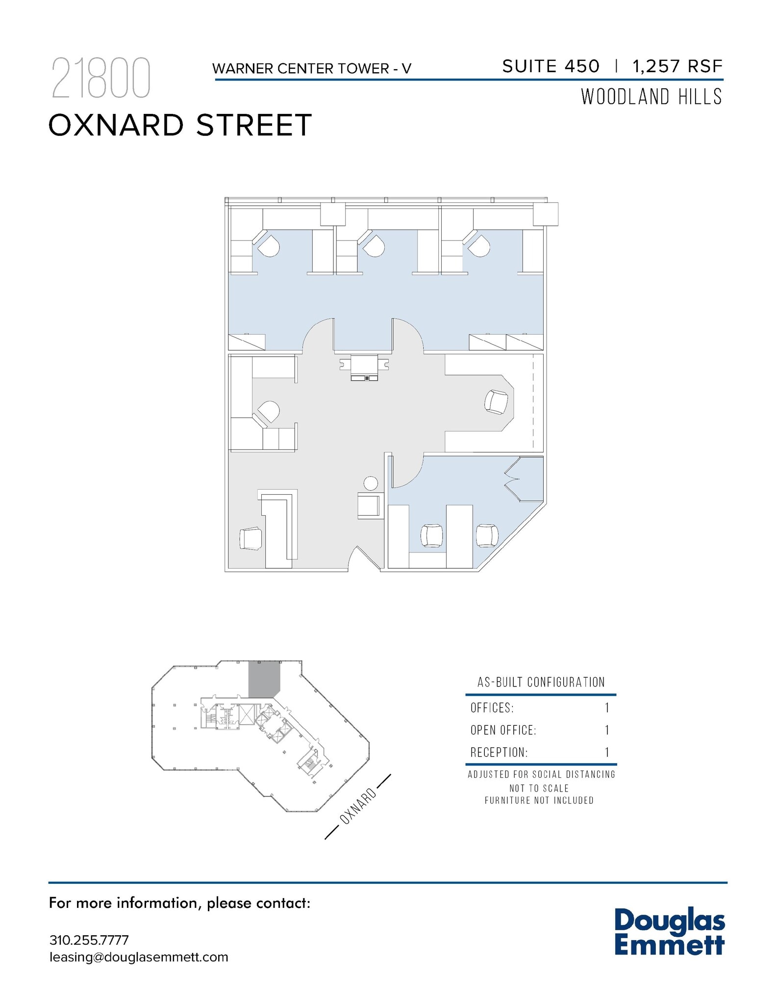 21800 Oxnard St, Woodland Hills, CA for lease Floor Plan- Image 1 of 1