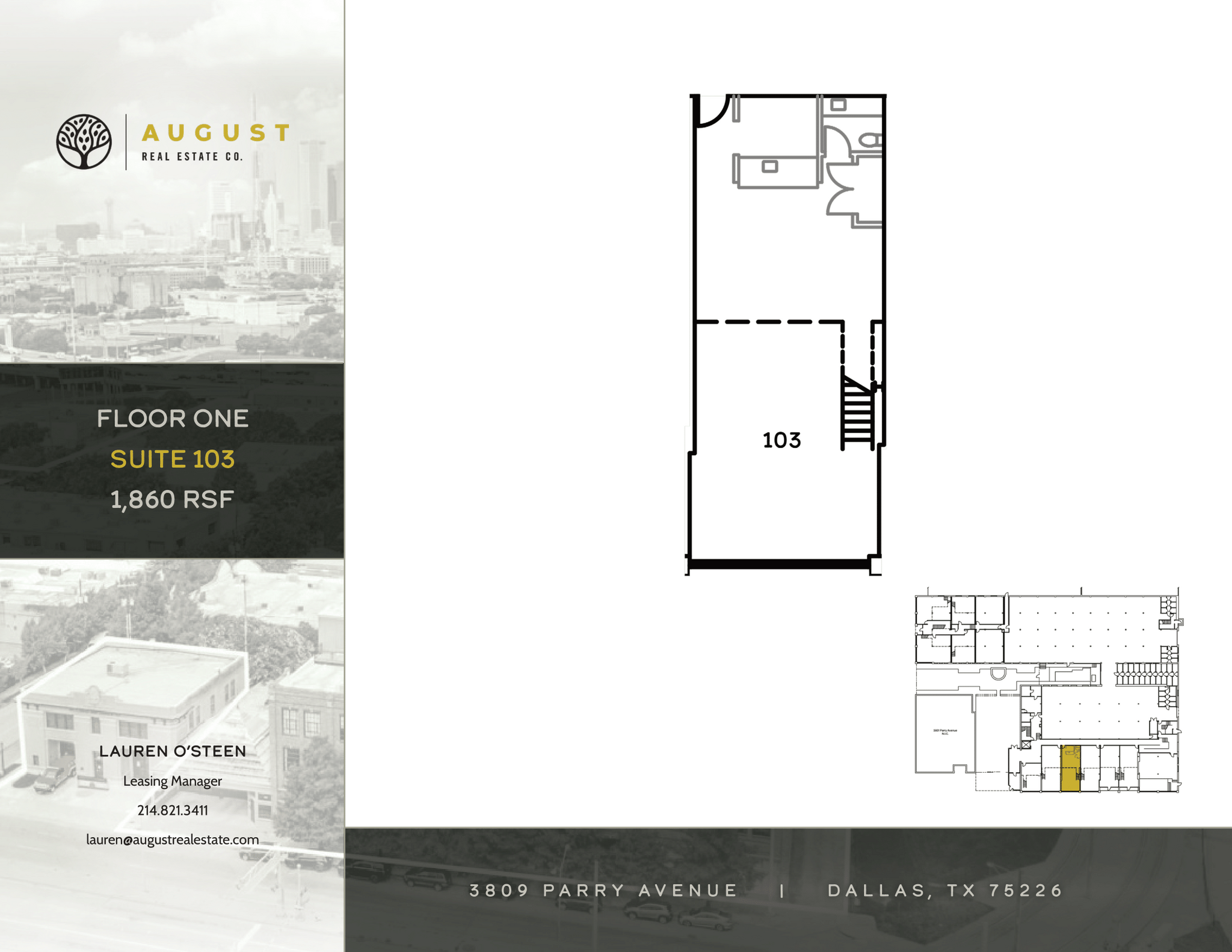 4100 Commerce St, Dallas, TX for lease Floor Plan- Image 1 of 1