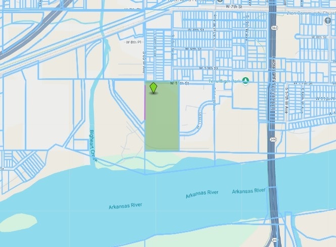 1100 S 65th West Ave, Tulsa, OK for sale - Plat Map - Image 3 of 3
