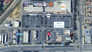 6701-6797 N Milburn Ave, Fresno, CA for lease Aerial- Image 1 of 1