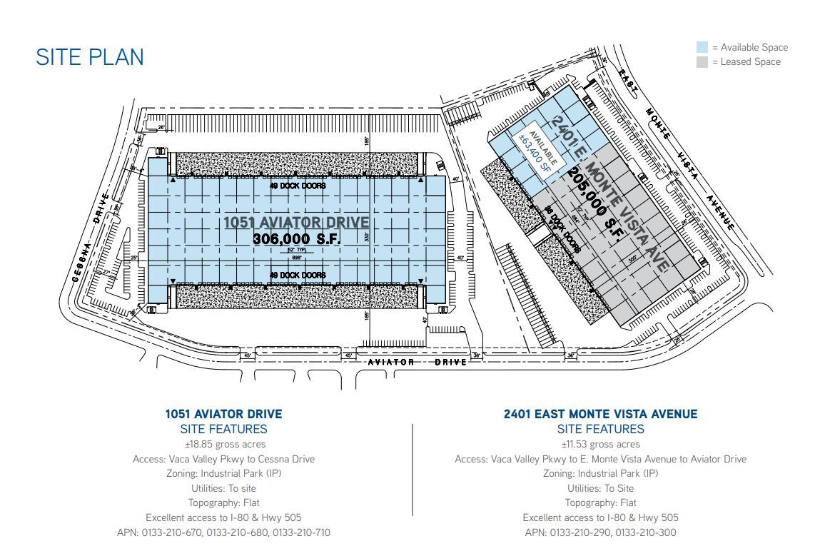 2401 E Monte Vista Ave, Vacaville, CA for sale Site Plan- Image 1 of 1