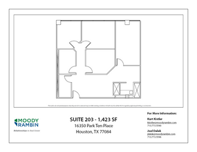 16350 Park Ten Place Dr, Houston, TX for lease Floor Plan- Image 1 of 1