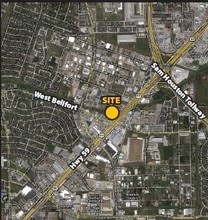 11422 Southwest Fwy, Houston, TX - AERIAL map view