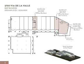 3702 Via de la Valle, Del Mar, CA for lease Floor Plan- Image 1 of 1