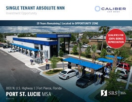 Caliber Car Wash - Port St. Lucie MSA - Parking Garage