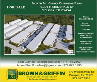 More details for 6201 N McDonald St, Melissa, TX - Land for Sale