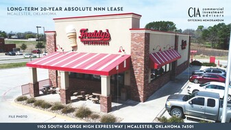 FREDDY’S (69 UNIT GUARANTY) – MCALESTER, OK - Drive Through Restaurant