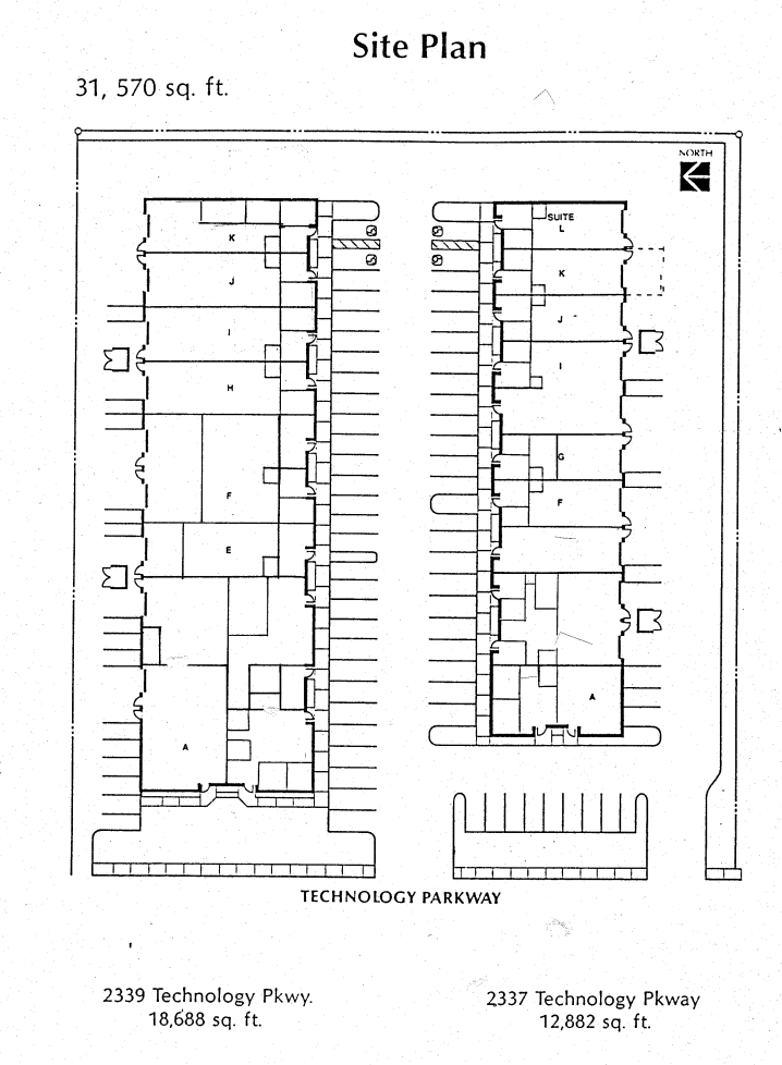 2337 Technology Pky, Hollister, CA for lease Site Plan- Image 1 of 2