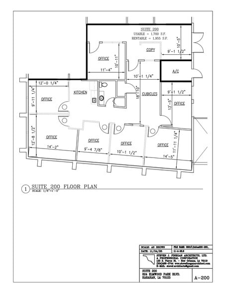 824 Elmwood Park Blvd, New Orleans, LA for lease - Floor Plan - Image 2 of 34