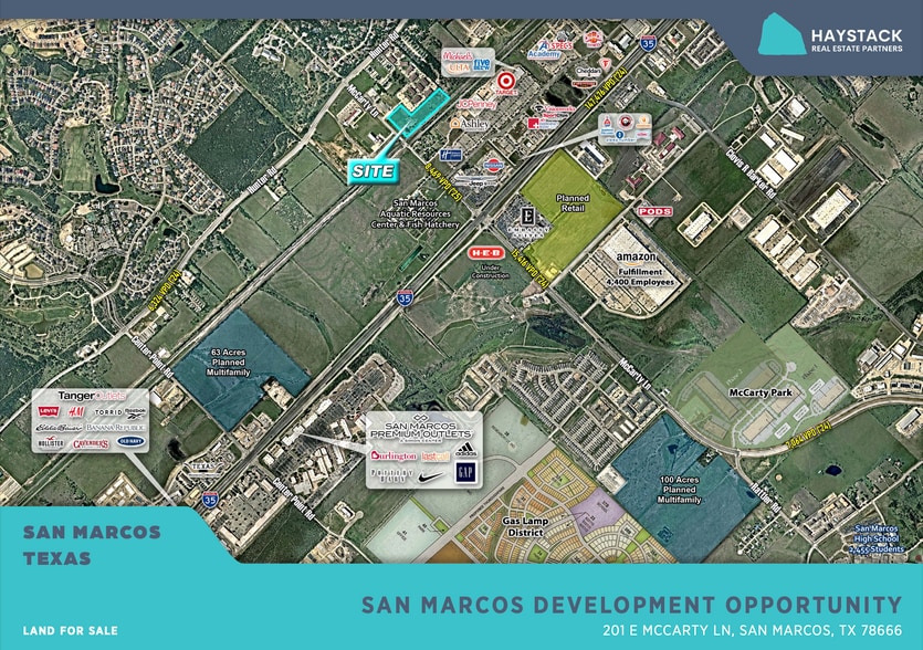 201 McCarty Ln, San Marcos, TX for sale - Aerial - Image 1 of 1