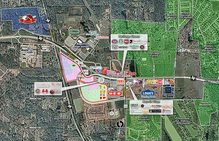 SWC of SPUR 149 at FM 1488 Rd, Magnolia, TX for lease - Building Photo - Image 1 of 4