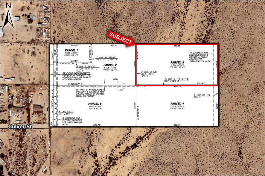 373rd Ave & Culver St Lot 3, Tonopah, AZ for sale - Aerial - Image 2 of 9