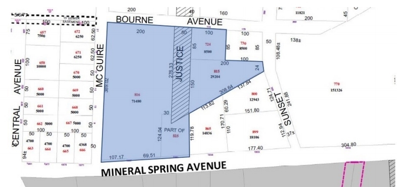 1951-1967 Mineral Spring Ave, North Providence, RI for lease - Plat Map - Image 2 of 2