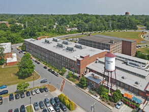 1250 Revolution Mill Dr, Greensboro, NC - aerial  map view