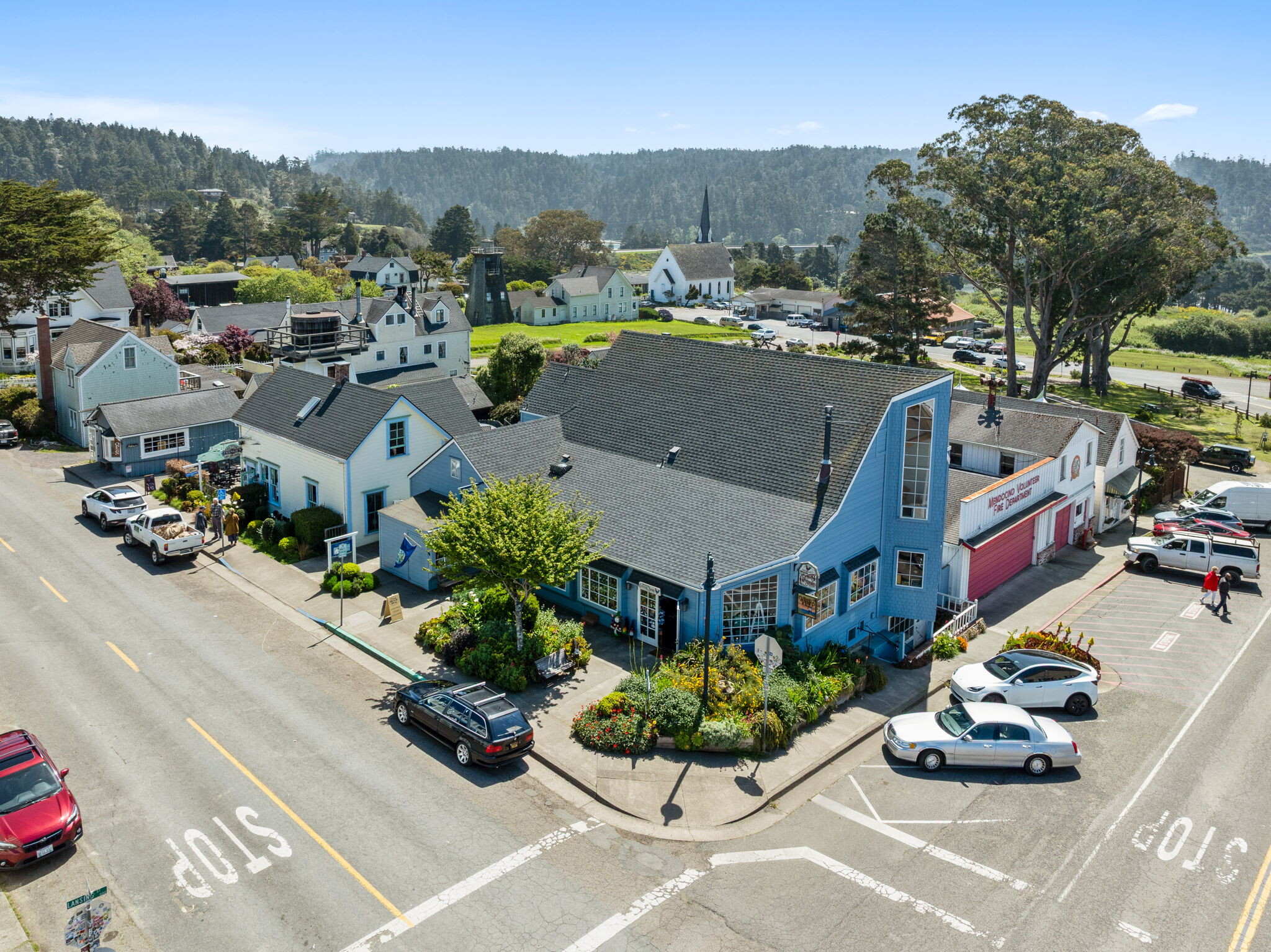 10481 Lansing St, Mendocino, CA for sale Aerial- Image 1 of 19