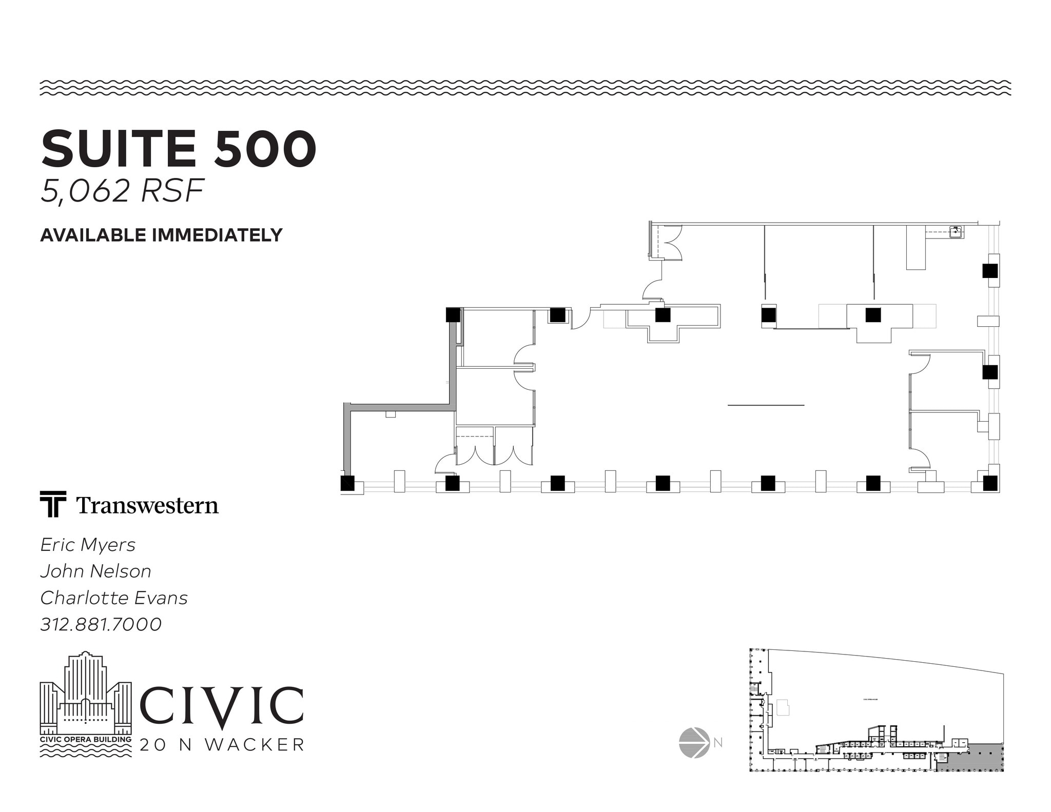 20 N Wacker Dr, Chicago, IL for lease Floor Plan- Image 1 of 1
