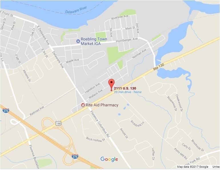 2111 Route 130, Florence, NJ for sale Aerial- Image 1 of 1