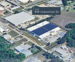 235 NW Industrial Blvd, Macon-Bibb, GA - AERIAL  map view