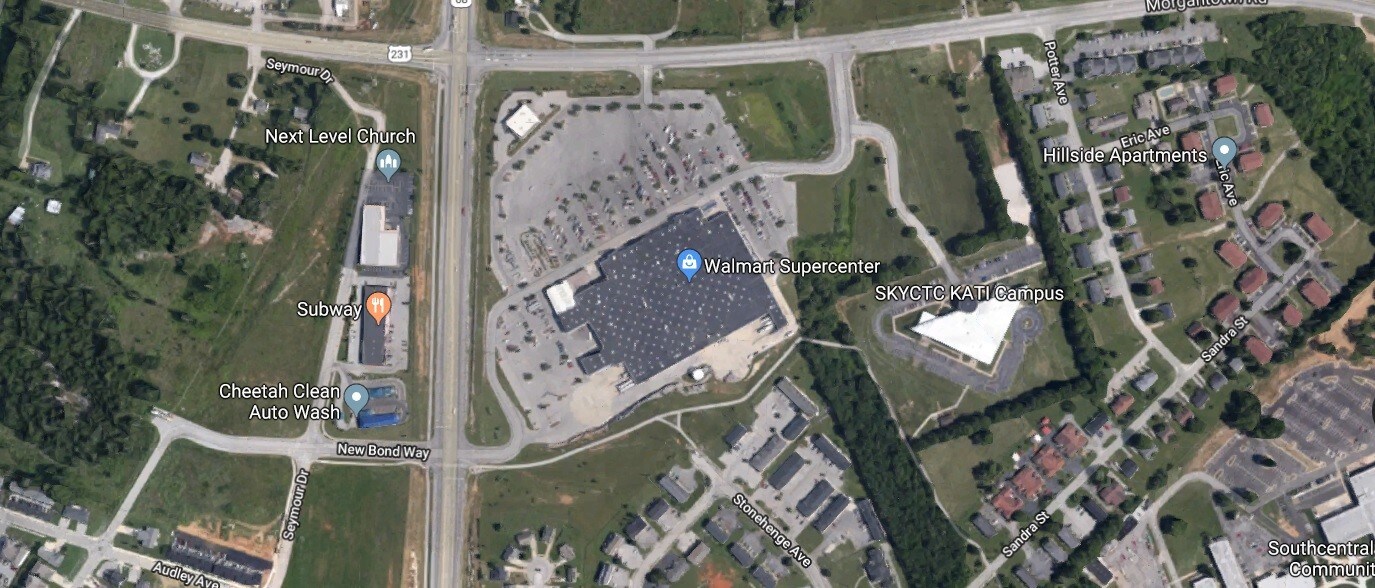 1201 Rd, Bowling Green, KY 42101 WalMart Supercenter