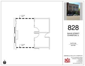 828 Davis St, Evanston, IL for lease Site Plan- Image 1 of 2