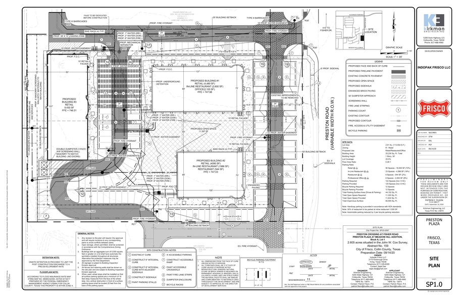 10865 Preston Rd, Frisco, TX for lease - Site Plan - Image 1 of 8