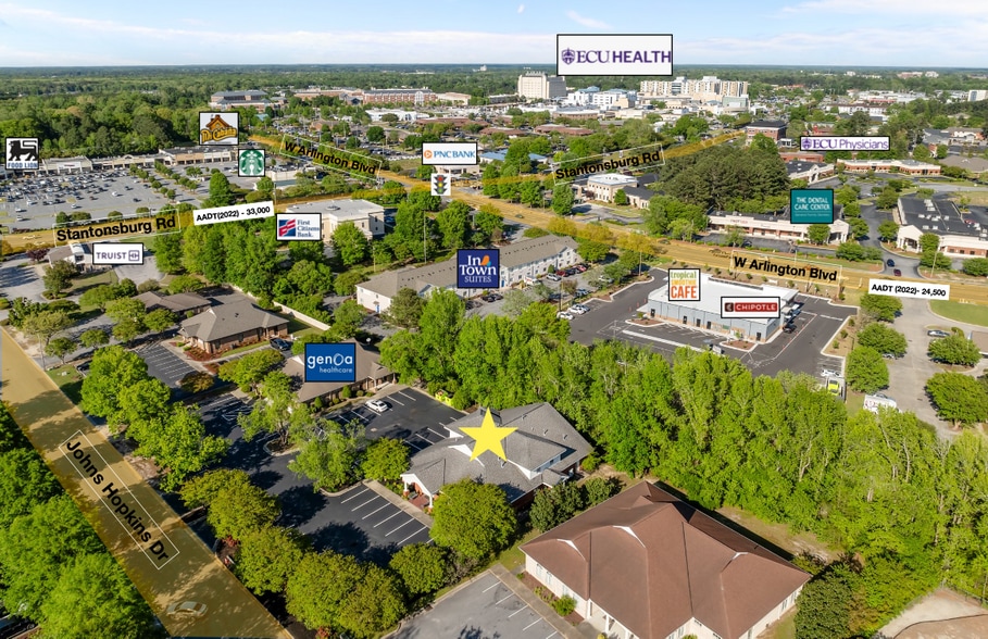 845 Johns Hopkins Dr, Greenville, NC for lease - Building Photo - Image 1 of 1