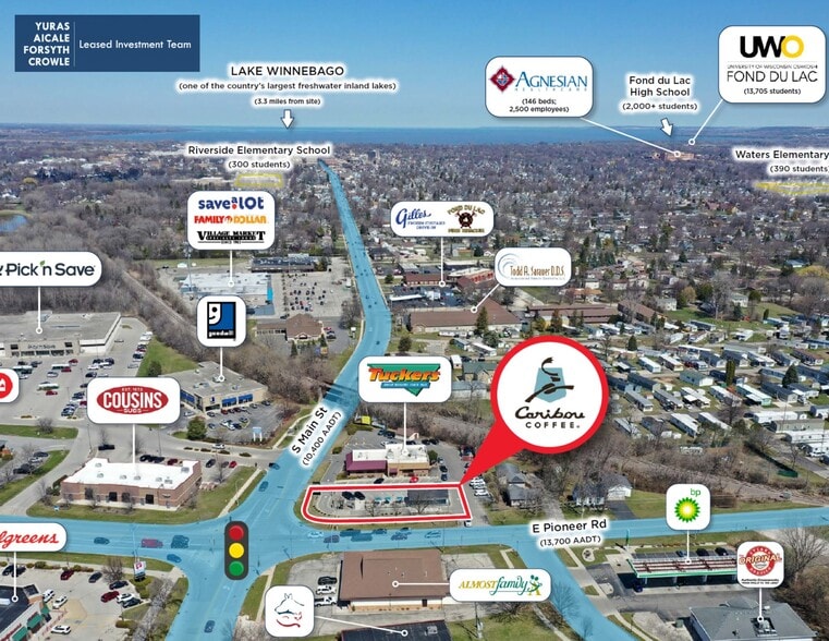 929 S Main St, Fond Du Lac, WI for sale - Aerial - Image 2 of 6