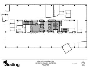 4600 S Syracuse St, Denver, CO for lease Floor Plan- Image 1 of 1