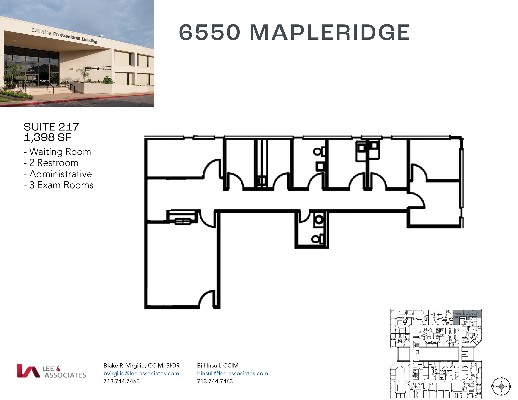 6550 Mapleridge St, Houston, TX for lease Floor Plan- Image 1 of 1