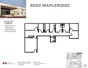 6550 Mapleridge St, Houston, TX for lease Floor Plan- Image 1 of 1