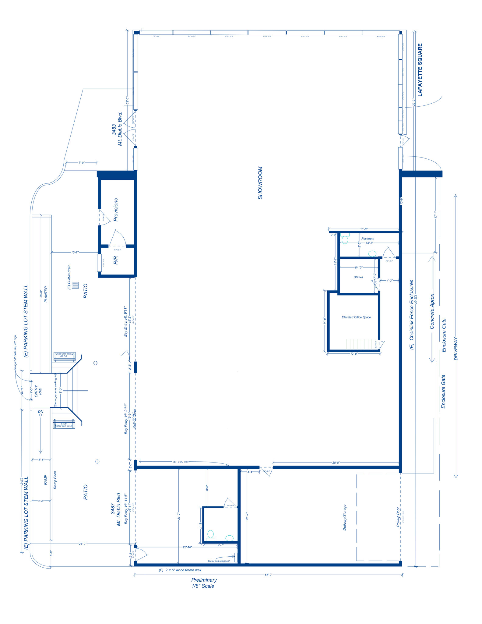 3483 Mt Diablo Blvd, Lafayette, CA for lease Floor Plan- Image 1 of 1