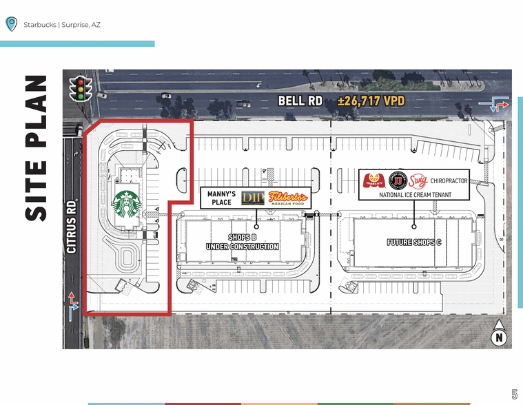 SEC Bell Rd & Citrus Rd, Surprise, AZ for sale - Site Plan - Image 2 of 2