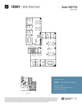 18301 Von Karman Ave, Irvine, CA for lease Floor Plan- Image 2 of 2