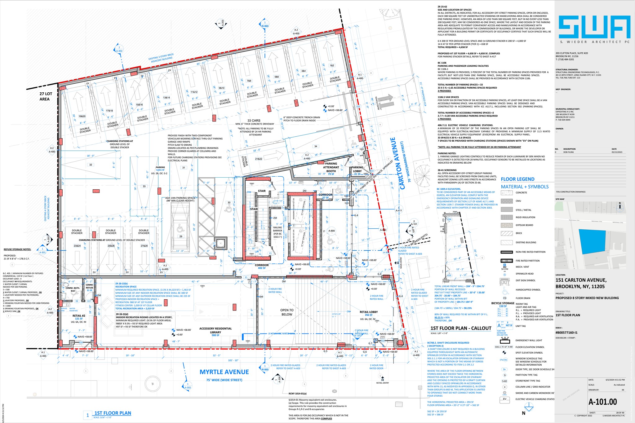 340 Myrtle Ave, Brooklyn, NY for lease Site Plan- Image 1 of 1