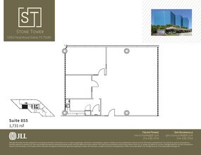 13760 Noel Rd, Dallas, TX for lease Floor Plan- Image 1 of 1