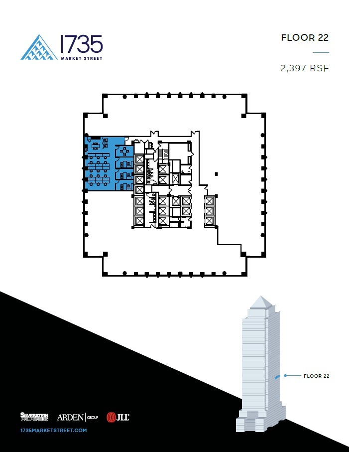 1735 Market St, Philadelphia, PA for lease Floor Plan- Image 1 of 1