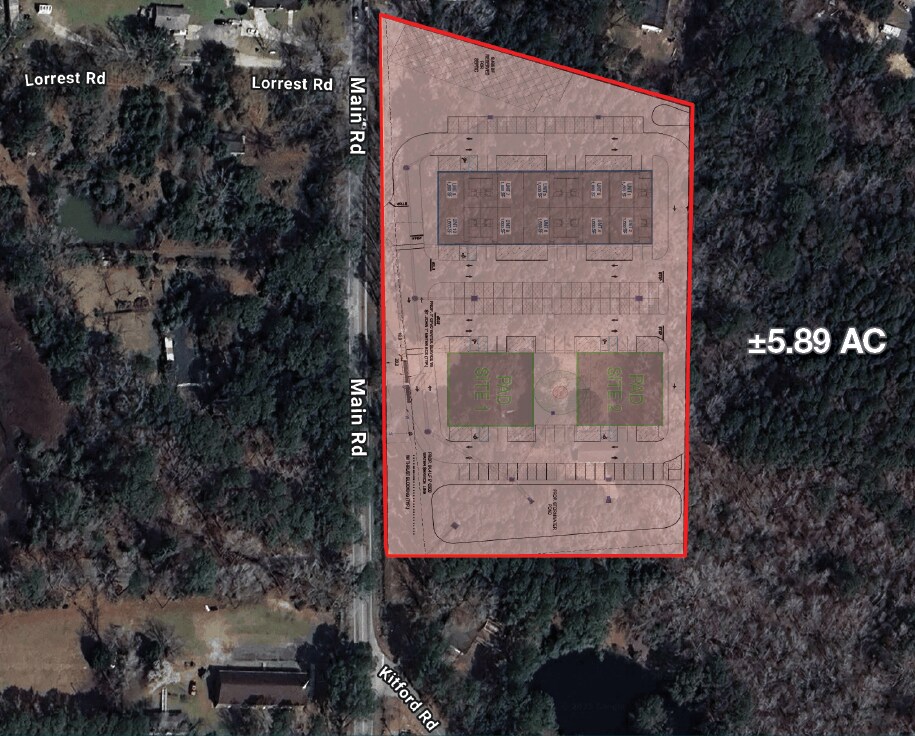 685 Main Rd, Johns Island, SC for lease Site Plan- Image 1 of 2