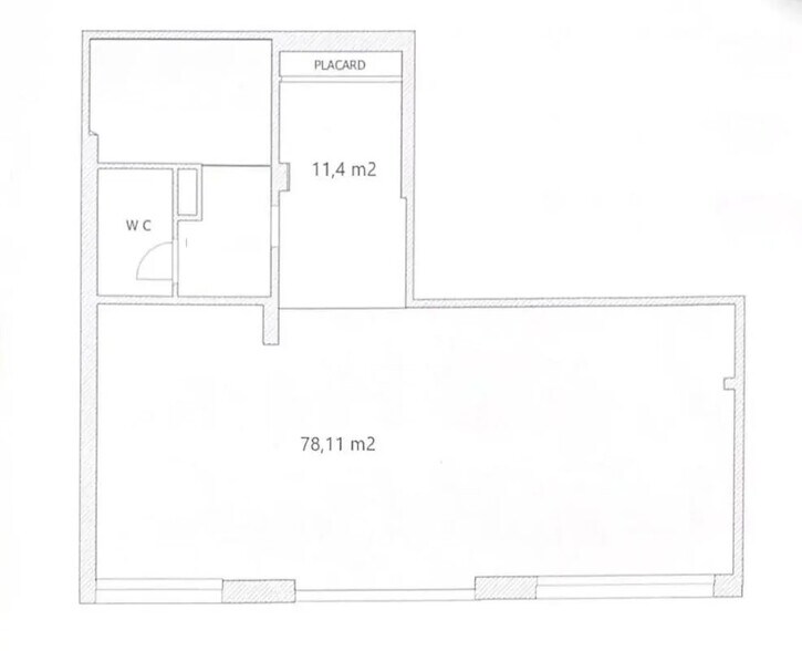 Retail in Cagnes-sur-Mer for lease - Floor Plan - Image 2 of 2