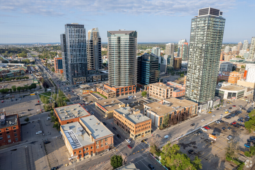 239 10th Ave SE, Calgary, AB for lease - Aerial - Image 2 of 5