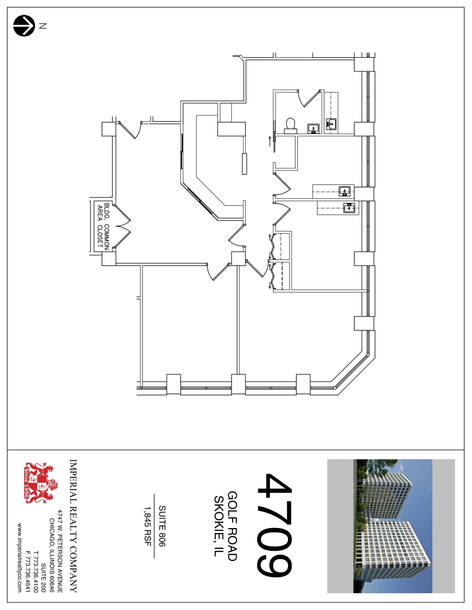 4709-4711 Golf Rd, Skokie, IL for lease Site Plan- Image 1 of 1