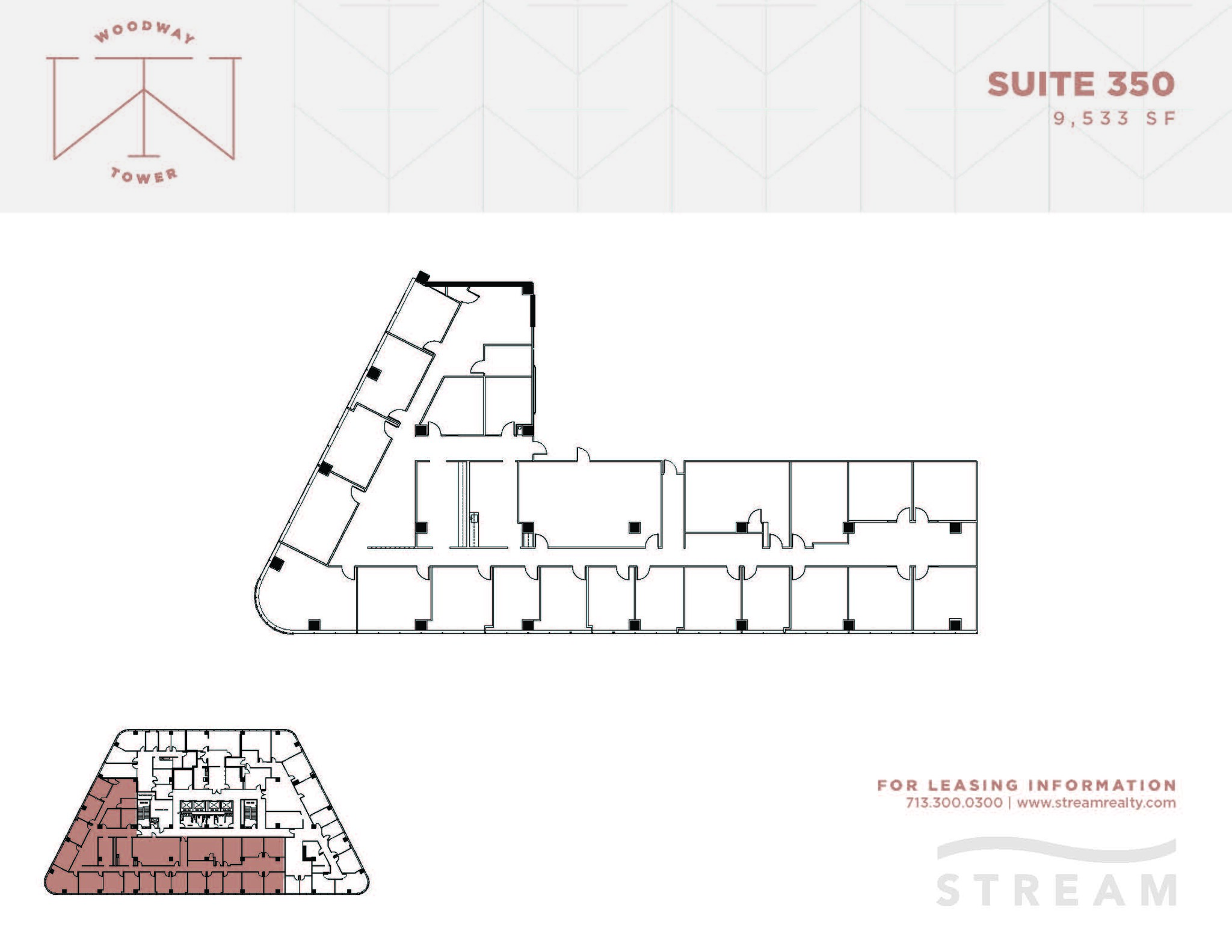 6363 Woodway Dr, Houston, TX for lease Floor Plan- Image 1 of 1