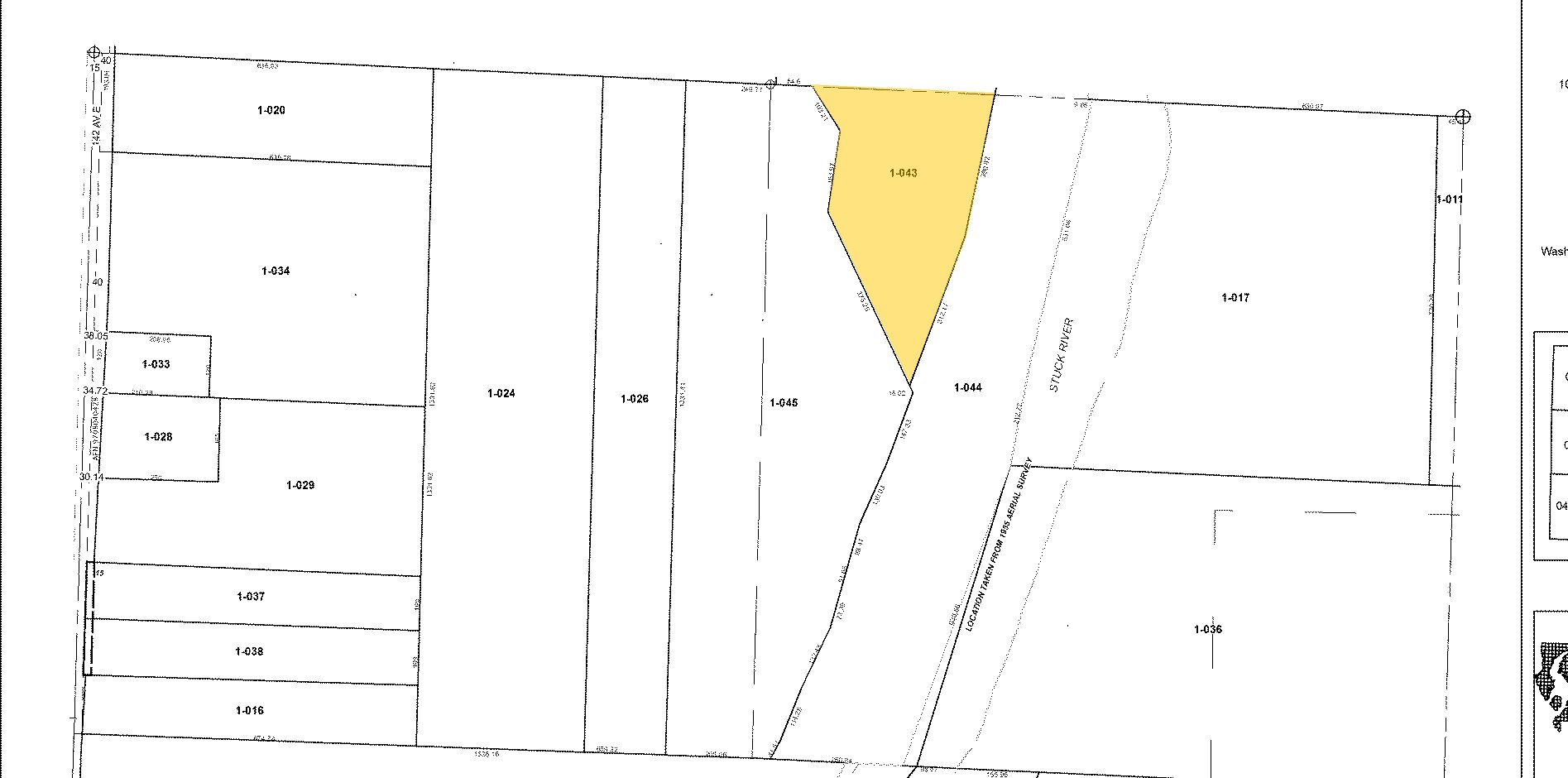 14600 32nd St E, Sumner, WA for sale Plat Map- Image 1 of 1